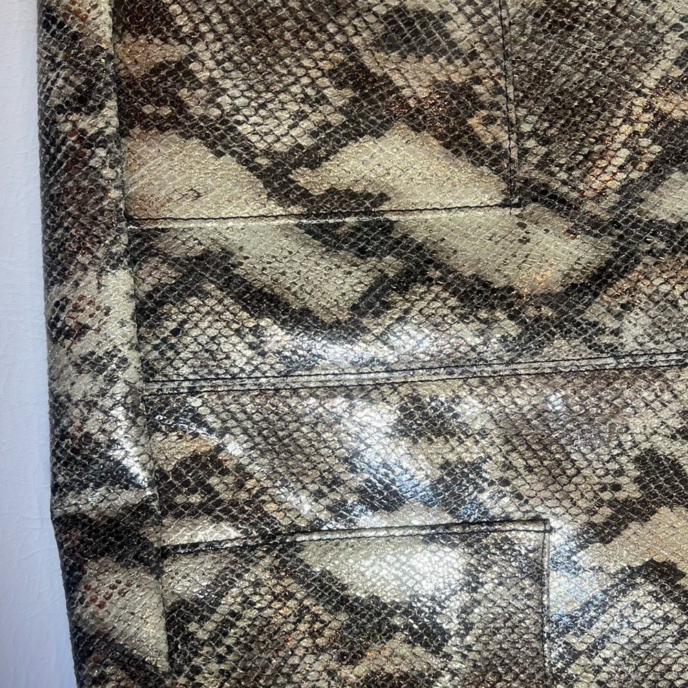Lodis Python Print Handbag - image 3